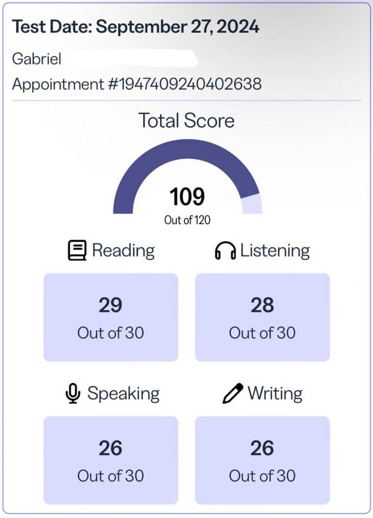 Gabriel Galvez TOEFL C1